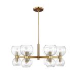 chandeliers londyn chandelier burnished brass