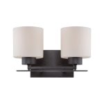wall and vanity Parallel Vanity aged bronze