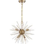 pendants cirrus chandelier vintage brass