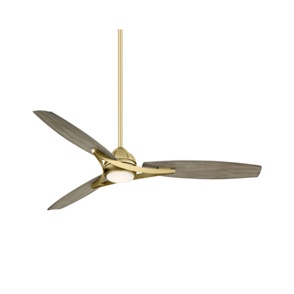 molino outdoor ceiling fan 65" led soft brass