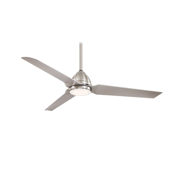 java outdoor ceiling fan led brushed nickel