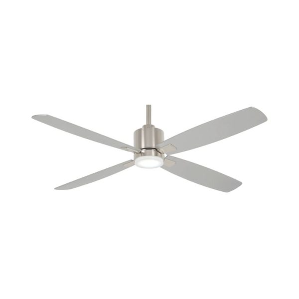 westford ceiling fan 54" led brushed brushed nickel