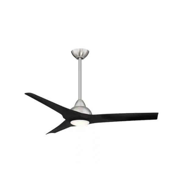 trislander 52" ceiling fan brushed nickel