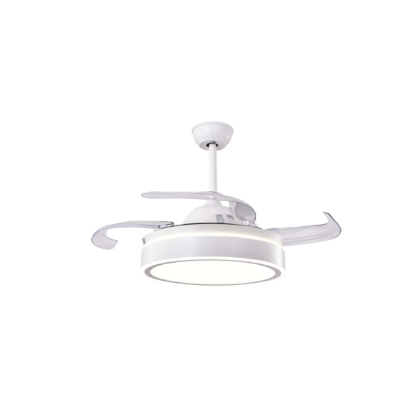 indoor ceiling fan matt white 48 inches