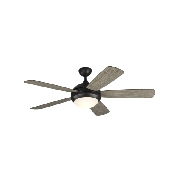 discus smart indoor ceiling fan led aged pewter