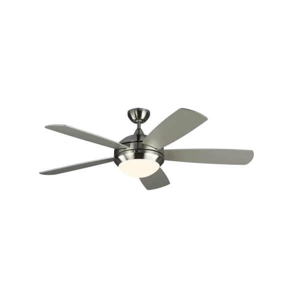 indoor ceiling fans 52 inches brushed steel