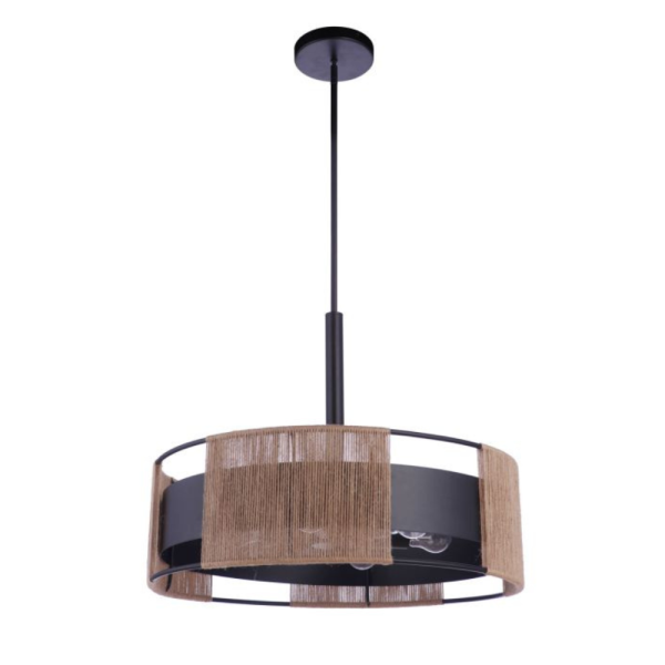 kensey large pendant flat black