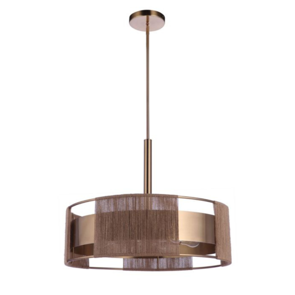 kensey large pendant satin brass