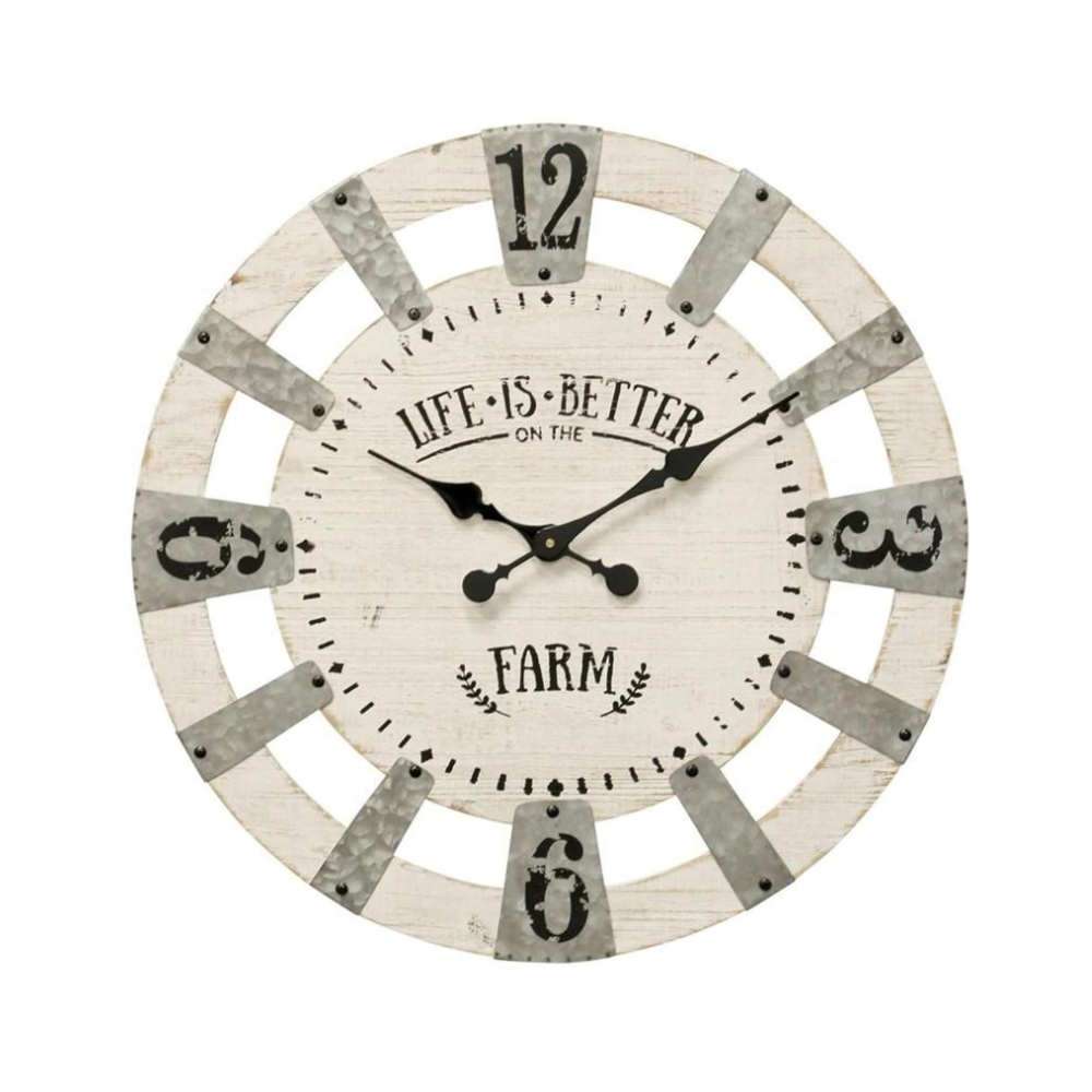 Life Is Better On The Farm Wall Clock Life Is Better On The Farm Wall Clock
