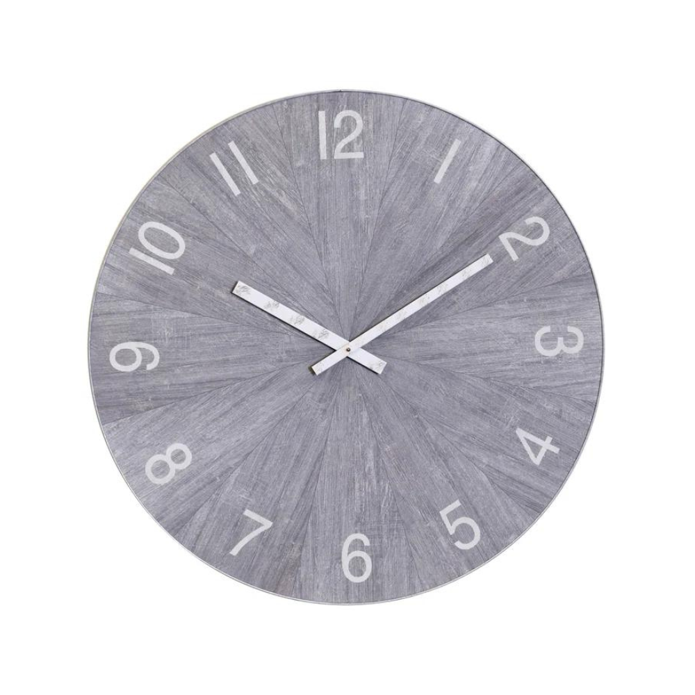 Metal and Wood Industrial Wall Clock Metal and Wood Industrial Wall Clock