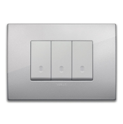 Classic plate 3M metal silver