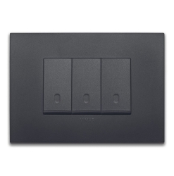 Classic plate 3M technopolymer black