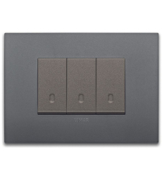 Classic plate 3M technopolymer grey