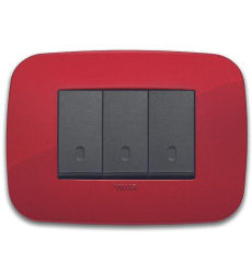 Round plate 3M technopolymer red