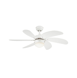 Turbo Max 42″ Indoor Ceiling Fan White