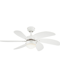 Turbo Max 42″ Indoor Ceiling Fan White