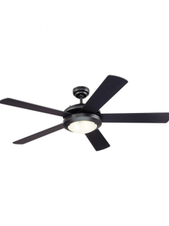 Comet 52″ Indoor Ceiling Fan Black