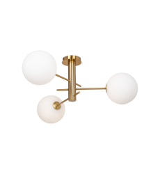 Aurelia Semi-flush Brass