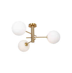 Aurelia Semi-flush Brass