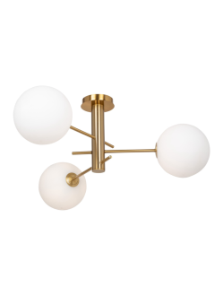 Aurelia Semi-flush Brass