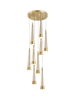 Sunnyvale LED Chandelier Brushed Brass