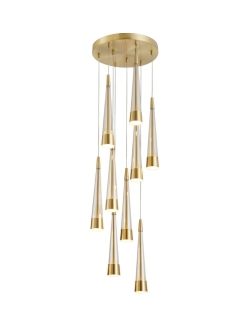 Sunnyvale LED Chandelier Brushed Brass