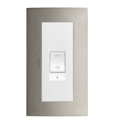 Classic plate 5M BS metal brushed inox
