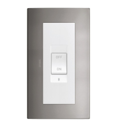 Classic plate 5M BS metal black nickel