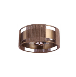 Kensey Semi-flush Satin Brass