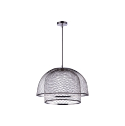 Sculptural Statement Mesh Pendant