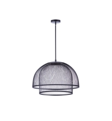 Sculptural Statement Mesh Pendant