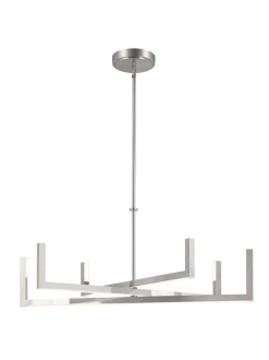Priam LED Chandelier Polished Nickel