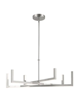 Priam LED Chandelier Polished Nickel
