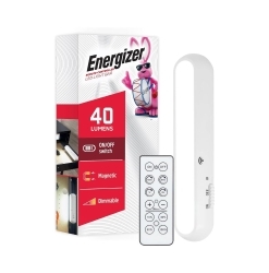 Energizer Battery Operated LED Magnet Mount Light Bar With Remote, White