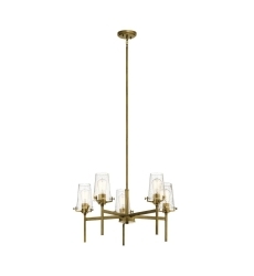 Alton Chandelier Natural Brass