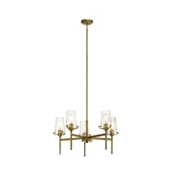 Alton Chandelier Natural Brass