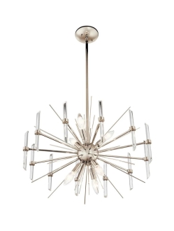 Eris Chandelier Polished Nickel