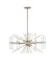 Eris Chandelier Polished Nickel