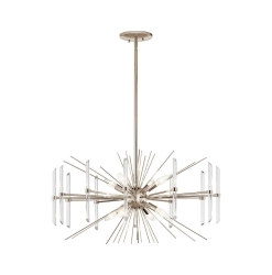 Eris Chandelier Polished Nickel