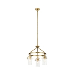Everett Chandelier Brushed Brass