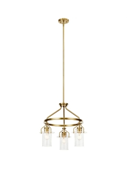 Everett Chandelier Brushed Brass