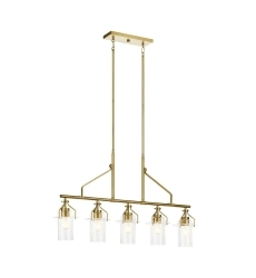Everett Chandelier Brushed Brass