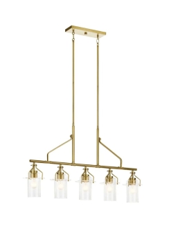 Everett Chandelier Brushed Brass