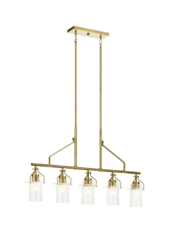 Everett Chandelier Brushed Brass