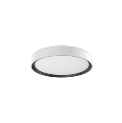 Essex LED Flushmount White with Black