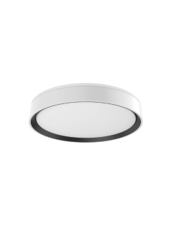 Essex LED Flushmount White with Black