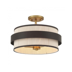 Harbor Wrap 3-Light Semi Flush
