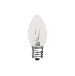 C9 Clear replacement bulb 120v