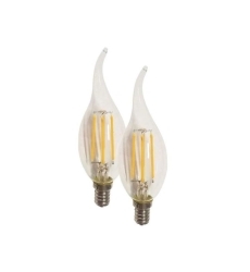 5W LED Filament  E12 6500K
Dimmable 2-pk