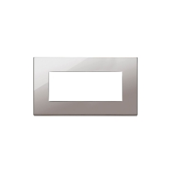 Plate 5M BS metal black chrome